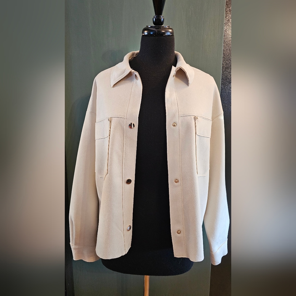Zara Faux Suede Jacket